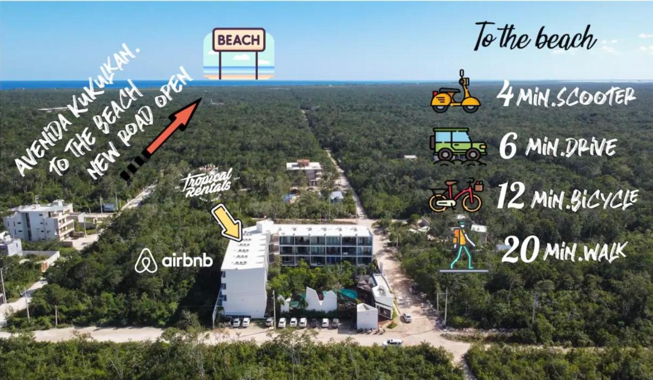 Entire Apartment At Dk Tulum Eksteriør bilde